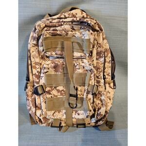 Military Tactical Backpack Camping Hiking Trekking Bag Desert Digital Molle